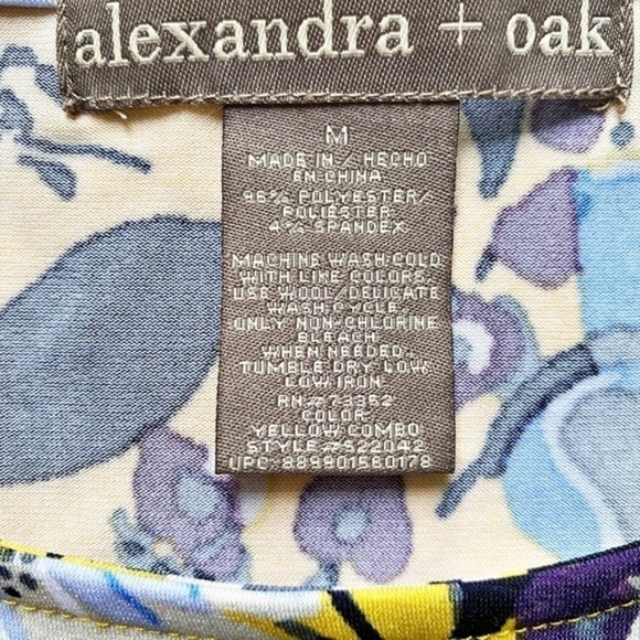 Alexandra + Oak Yellow Floral Midi Dress - Picture 4 of 11